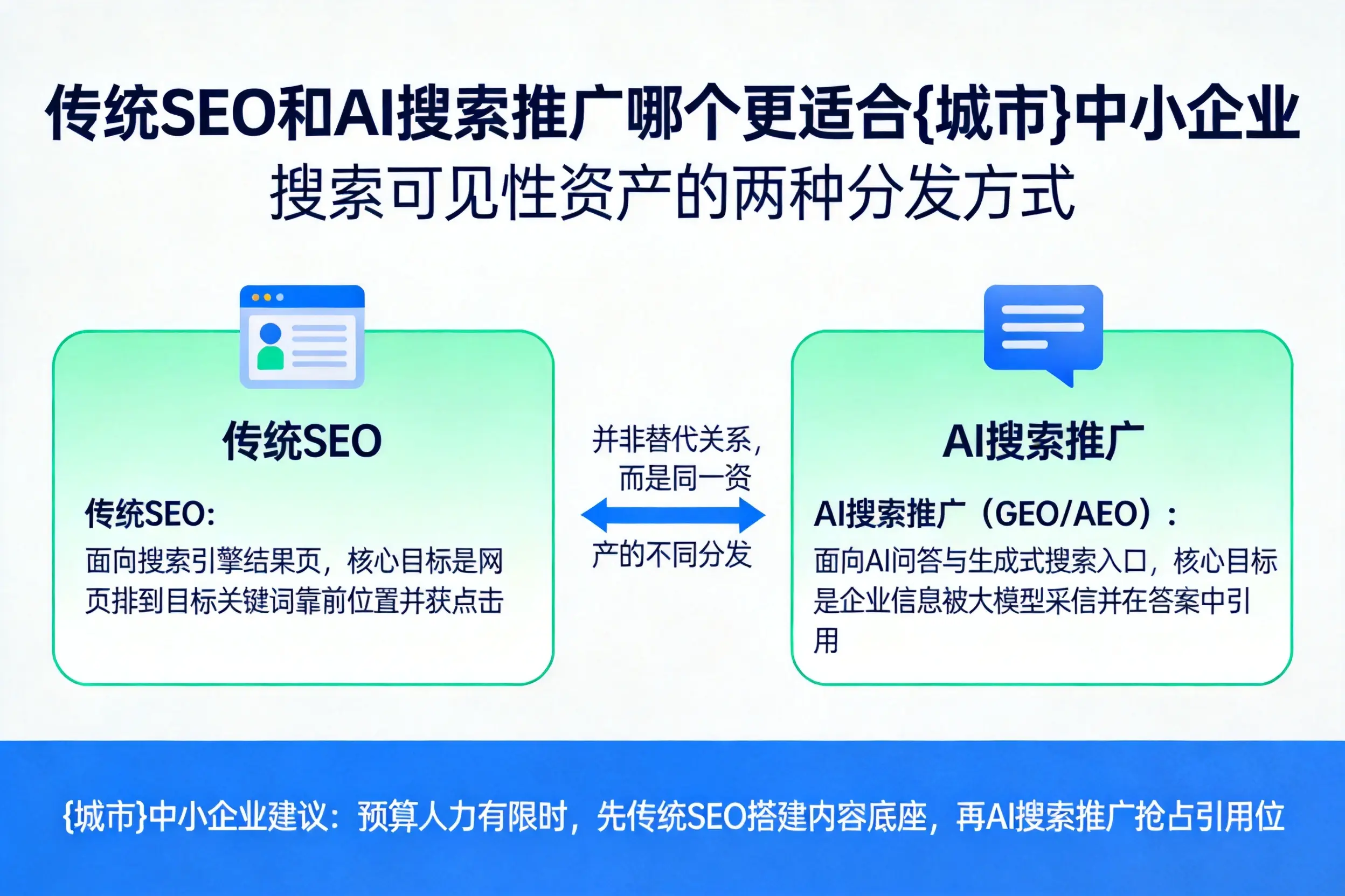 传统SEO和AI搜索推广哪个更适合阜阳中小企业