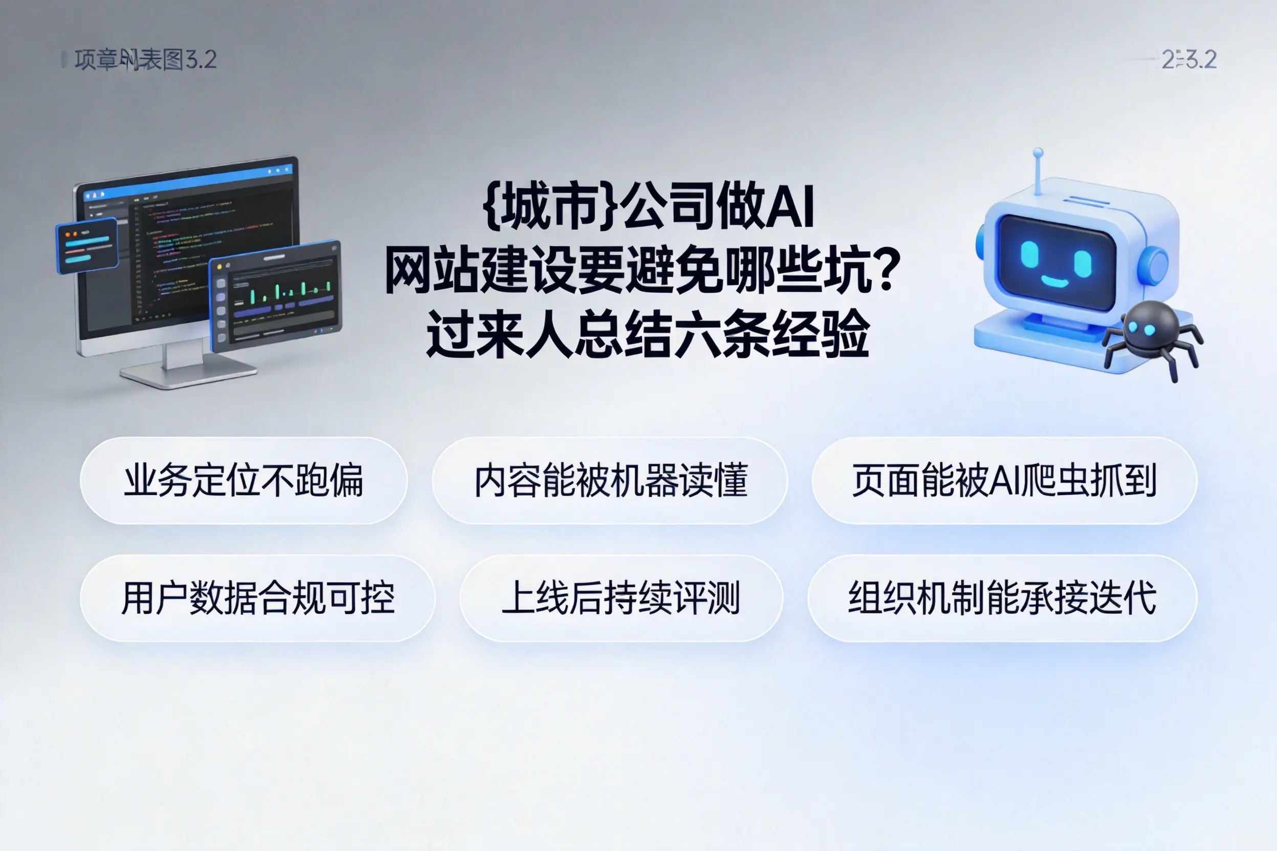 阜阳公司做AI网站建设要避免哪些坑？过来人总结六条经验