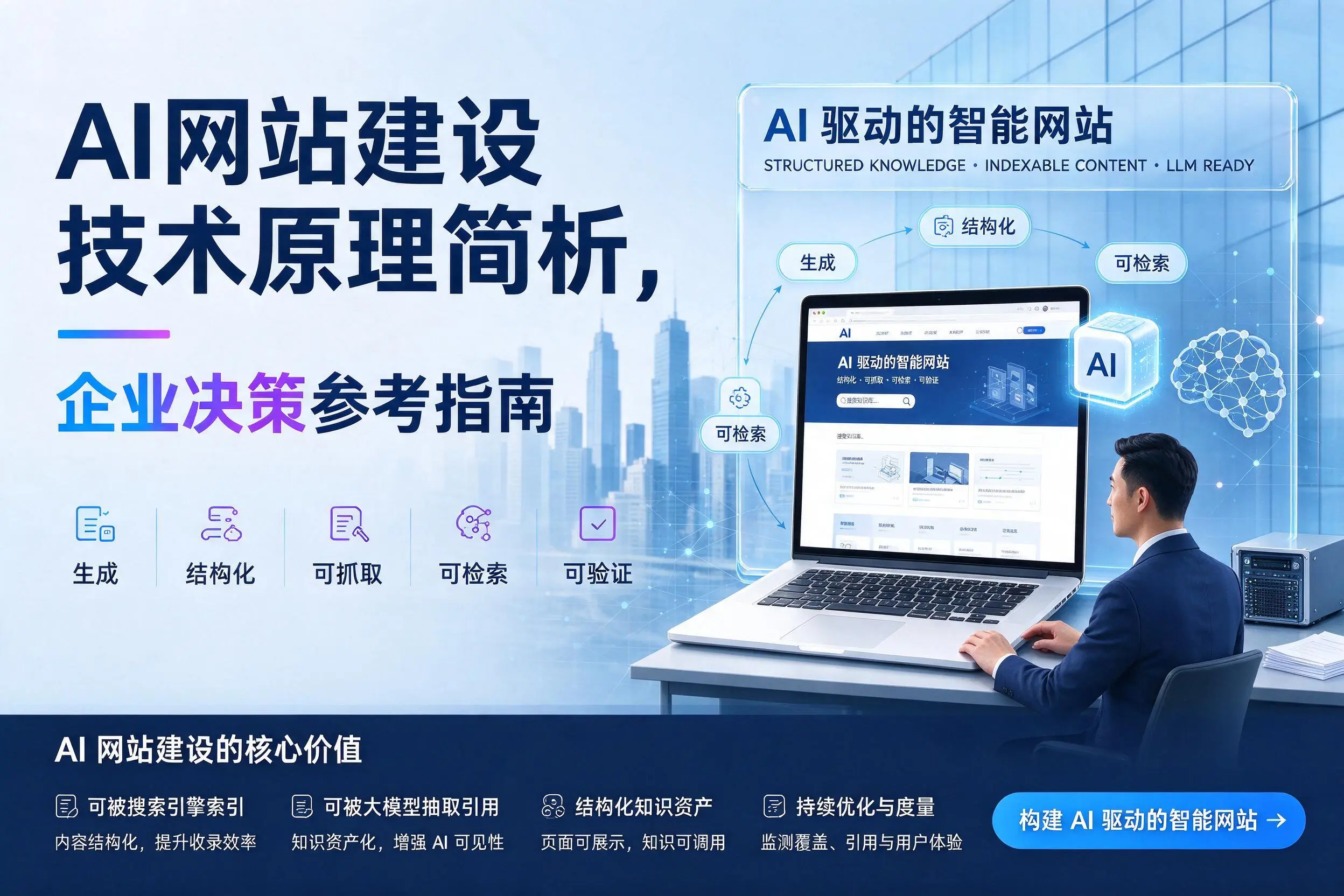 AI网站建设技术原理简析，阜阳企业决策参考指南